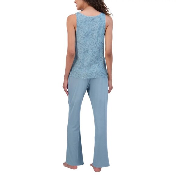 Live2Lounge Sm 3-piece Loungewear Set Cardigan Sleeveless Tank Top Pants Cooling - Picture 3 of 9